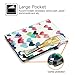 Fintie iPad 9.7 2018 2017 / iPad Air 2 / iPad Air Case - [Corner Protection] Multi-Angle Viewing Folio Cover w/Pocket, Auto Wake/Sleep for Apple iPad 6th / 5th Gen, iPad Air 1/2, Raining Hearts