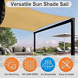 OutdoorLines Rectangle Sun Shade Sails for Patios