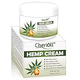 Hemp Cream, Hemp Healing Cream, Natural Hemp Extract, Reduces Signs of Aging, Stretch Marks, Scars, Relax The Skin While Improving Elasticity With The Power of Hemp