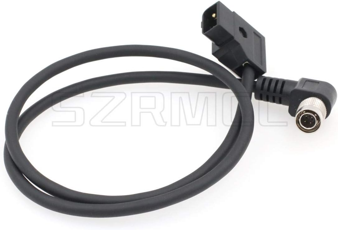 SZRMCC Anton Bauer IDX D-Tap to Standard Right Angle Hirose 4 pin Male Power Cable for Zaxcom Sound Devices 688 644 633 - Image 3