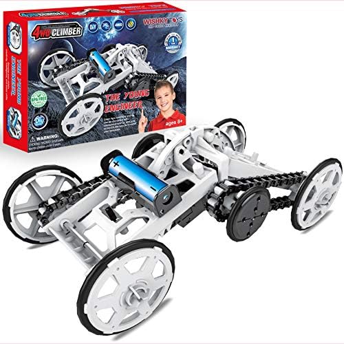 Amazon Com Wishky Stem Toys Science Kits For Kids The Young Engineer Sets For Boys 8 12 4wd Car Diy Electric Mechanical Toy Science Experiments For Kids Gifts For Boys Girls Easter Gifts For