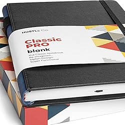 Thick Blank Journal Notebook with Unlined / Unruled