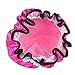 NKTM Girls Toddler Shower Cap, 2-Pack Cute Pink Shower Caps for Kids