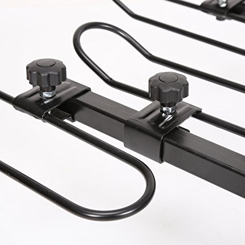 9TRADING 4 Bike Platform Style Bicycle Rider Hitch Mount Carrier Rack Sport Receiver, Free Tax, Delivered within 10 days