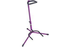 Stagg SG-A100PP Tripod Guitar Stand with Folding Legs, Purple