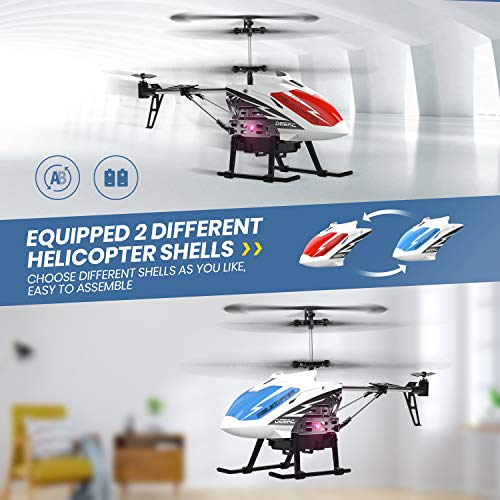 DEERC DE51 RC Helicopter with Gyro for Adult Kid Beginner 3.5 Channel