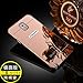 Double-Lin Luxury Aluminum Metal Mirror PC Back Case Cover for Samsung Galaxy Note 3 N9000 Rose