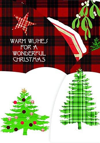 Performing Arts Panoramic Tri-Fold Plaid Farm Scene Stationery Paper, 67718-12