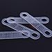 BCP 100 Pcs Clear Non-Slip Rubber Clothes Hanger Grips Clothing Hanger Strips