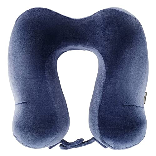 Lewis N. Clark Contoured Memory Foam Hexform Travel Cervical Neck Pillow for Shoulder & Neck