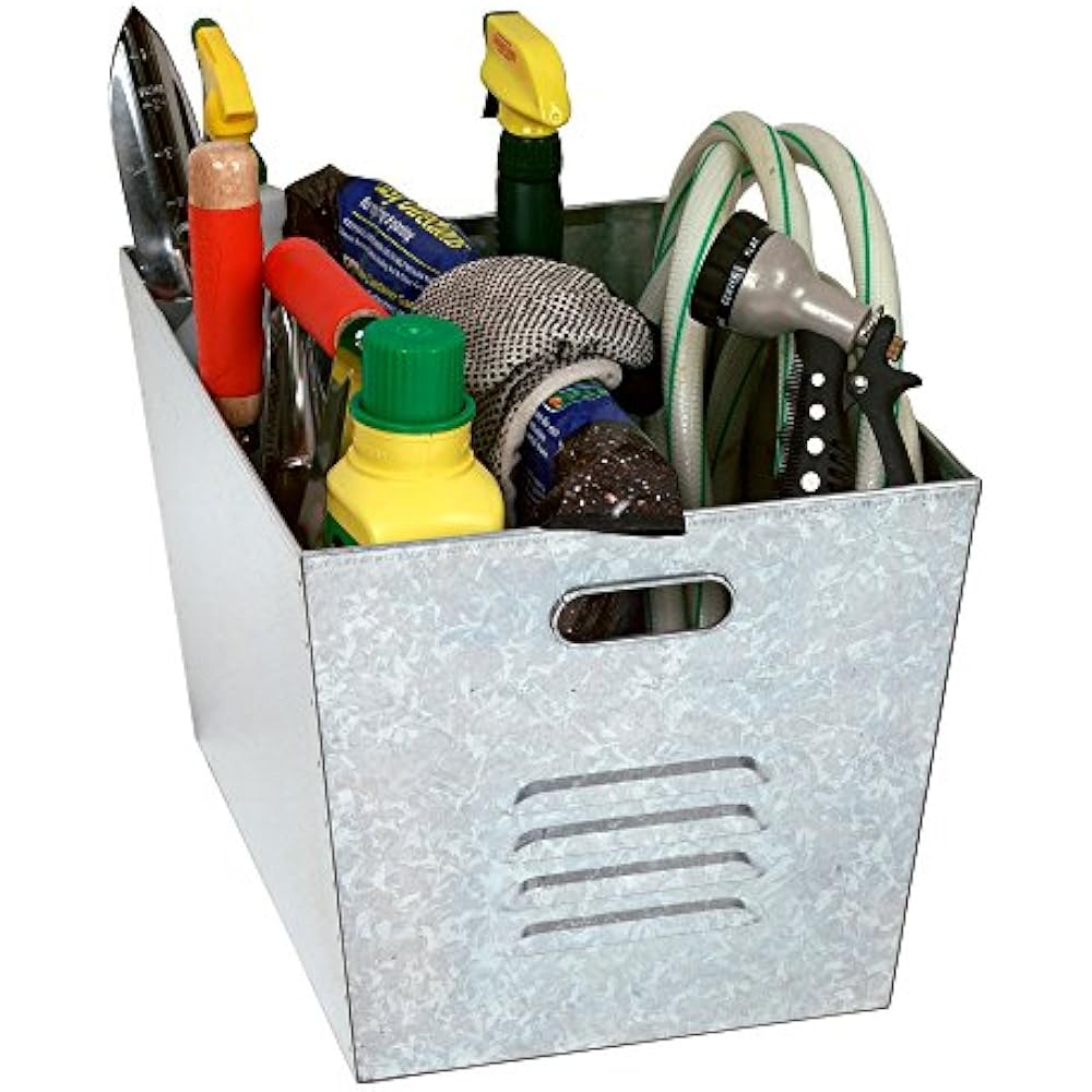 Muscle Rack LB111310 Steel Galvanized Utility Bins 12" Width X 11