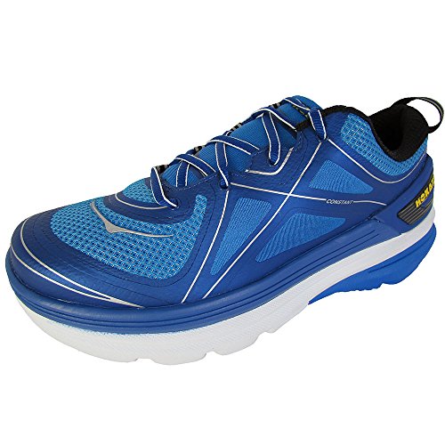 Hoka One One Men Constant Running Sneaker Shoe, True Blue/Empire Yellow, US 10