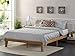 ZINUS Alexia Wood Platform Bed Frame, Solid Wood Foundation, No Box Spring Needed, Wood Slat Support, Easy Assembly, Rustic Pine, Twin