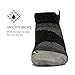 Feetures Merino+ Ultra Light No Show Tab Athletic Running Socks for Men and Women - Charcoal + Reflector - Size Medium