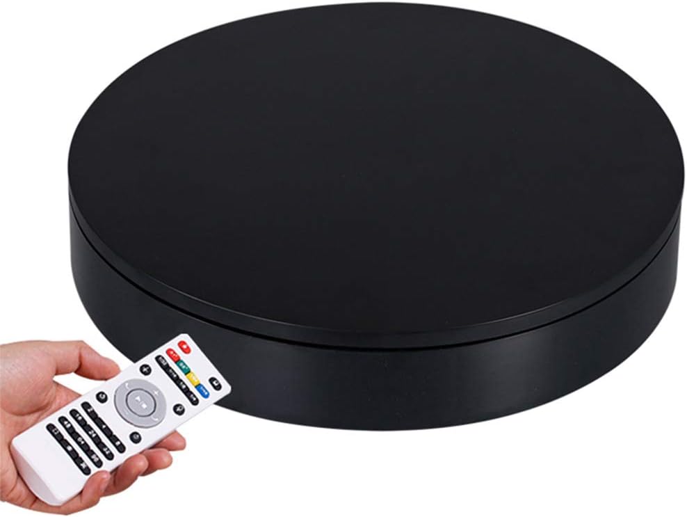 LCJ Turntable electric 360 degree rotating turntable motorized, diameter 20cm or 32cm optional For jewelry display, shop exhibition stand, Show wedding cake - 40 kg load