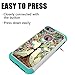 iPhone 7 Case, iPhone 8 Case, UrSpeedtekLive [Shock Absorption] Dual Layer Heavy Duty Protective Silicone Plastic Cover Case for Apple iPhone 7 (2016) / iPhone 8 (2017) -Love Tree