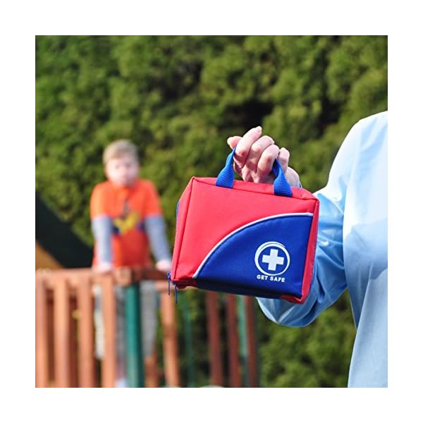 First-Aid-Kit-Ultra-light-130-Supplies-Medical-by-Get-Safe-Bonus-Flashlight-Included-FDA-Approved-and-Ideal-for-Travel-Plus-Home