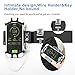 Air Sports Armband, Running Workout Sport Armband Arm Band Armbag with Key Phone Holder for (4-6 Inch) iPhone 7 Plus,iPhone 6S Plus,iPhone 6 Plus,Samsung Galaxy S8 Plus,Black by Ambet