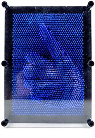 Mememall Fashion Pin Art Board Kids Novelty Fun Toy Adorox Plastic 3D Pinpression Gift 5 Colors