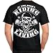 Riding is Living Piston Skull T-Shirt