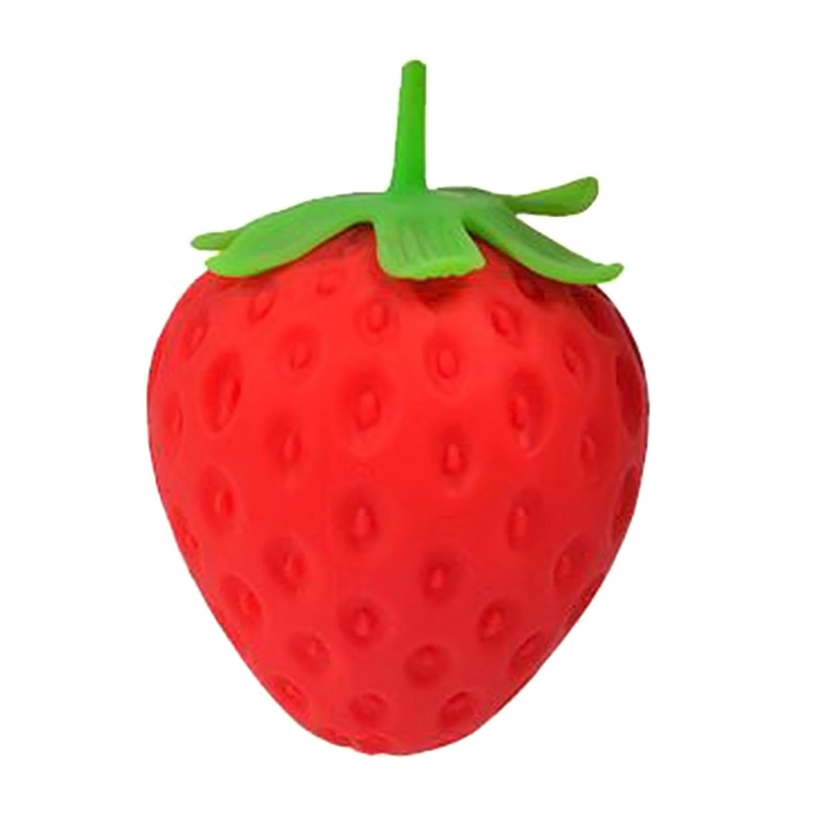 LEIQI Squeezable Toy Fruit Ball Realistic Strawberry Model Party Favor Slow Rise Pressure Release Toy Adults