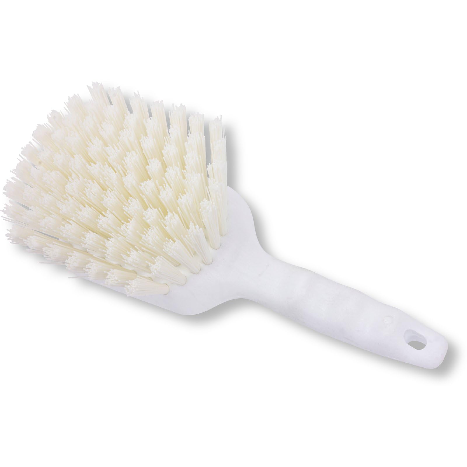 SPARTA 40541EC02 Plastic Scrub Brush, Utility Brush, Kitchen Brush With Hanging Hole For Cleaning, 8 Inches, White, (Pack of 6) Image SPARTA 40541EC02 Plastic Scrub Brush, Utility Brush, Kitchen Brush With Hanging Hole For Cleaning, 8 Inches, White, (Pack of 6) Image