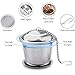 Tea Infuser, 3 Premium Stainless Steel Tea Ball Strainers & Cooking Infuser, 2 Size with Fine Mesh, Drip Trays, Extended Chain Hook to Brew Loose Leaf Tea, Spices & Seasonings