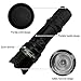 Kizad Super Bright Flashlight Zoomable XML T6 Light Torch,Outdoor Tactical Flashlight Waterproof, Great for Hunting,Cycling,Climbing,Camping and Out door Activities,Black