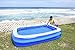 Jilong Rectangular Family Inflatable Pool for Ages 6+, Blue, 103