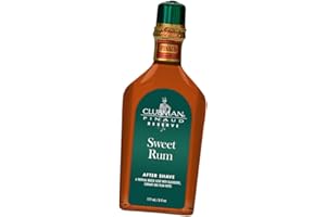 Clubman Reserve Sweet Rum After Shave Lotion for Men – Refreshing Scent After Shave Splash, Soothing Aftershave Care, 6 oz