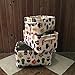 Rectangular Storage Basket Collapse Canvas Fabric Cartoon Storage Cube Bin With Handles for Organizing Home/Kitchen/Kids Toy/Office/ Closet/Shelf Baskets(Owl)