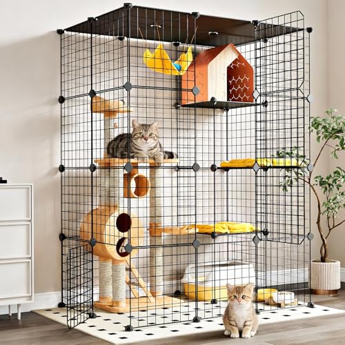 Oneluck 4-Tier Cat Enclosure