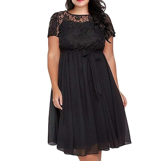 plus size black cocktail dress with sleeves