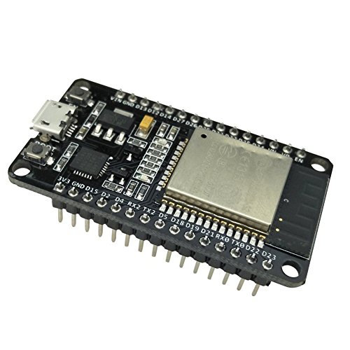 IZOKEE ESP32 Development Board WiFi + Bluetooth ESP32-DEVKITC NodeMCU Module Ultra-Low Power Consumption 2-In-1 Dual Core 2.4 GHz ESP-WROOM-32 Chip Soldered ESP-32S Board
