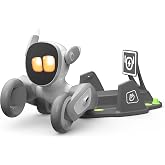 Loona Robot Pet Dog ChatGPT-4o Smart AI-Powered Companion Voice &amp; Gesture Control, Real-Time Interaction Robotics Toys for Kids, Home Monitoring - Includes Charging Dock