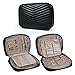 Becko Travel Jewelry Organiser Bag Case/Softed Padded Travel Jewelry Roll Pouch for Necklaces, Rings, Bracelets, etc (Black)