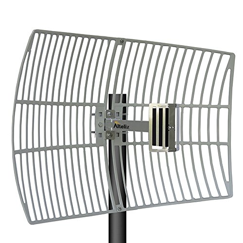 Altelix 2.4GHz 21dBi WiFi Grid Antenna High Gain Outdoor Parabolic