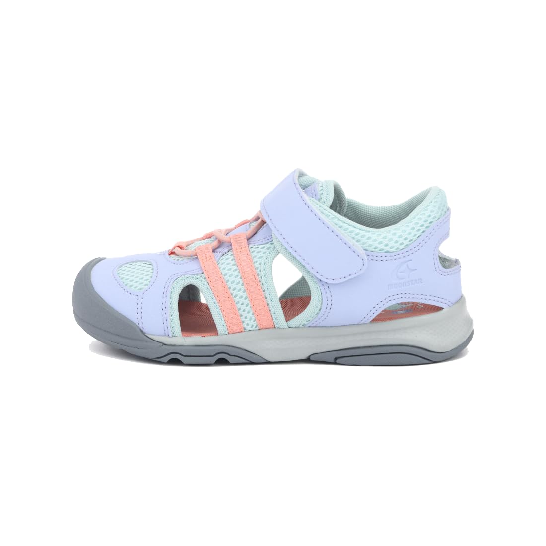 [ムーンスター] サンダル MF S013C S017C キッズ サックス_新カラー 17.0 cm 2E商品画像