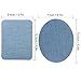 Iron on Patches Jacket Jean Clothes Denim Patches Iron-on Repair Patches Kit by eMgioo, 20 Pieces, 5 Colors