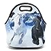 ICOLOR Running Horse Boys Insulated Neoprene Lunch Bag Tote Handbag lunchbox Food Container Gourmet Tote Cooler warm Pouch For School work Office