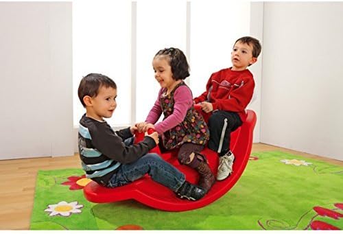 Three-Seater Rocker, Childrens Rocker, Red