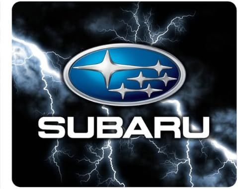 Subaru Car Logo 007 rectangle Mouse Pad by eeMuse