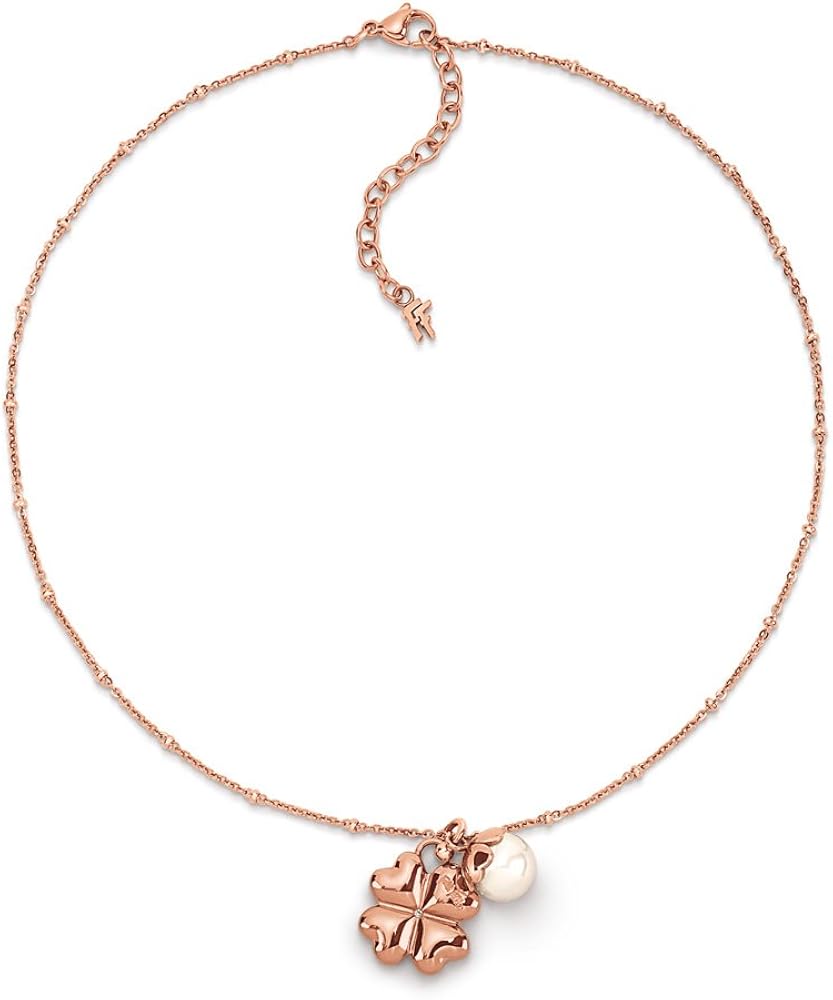 Amazon フォリフォリ Folli Follie H4h First Love パールネックレス ピンクゴールド 3n17t024rwc40 ネックレス 通販