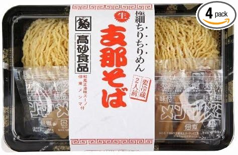 Amazon 高砂食品 支那そば 8食入り 2食 4パック 生麺 極細ちぢれ麺 クール 高砂食品株式会社 ラーメン 通販