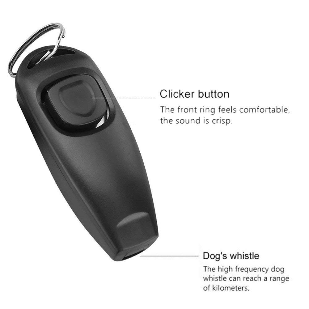 Eadair Dog whistle, dog whistle clicker to stop braking, 2pcs training whistle clicker dog