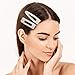 Pearls Hair Clips for Women Lady Girls,4pcs Artificial Pearl Hair Barrettes Bobby Pins Decorative Wedding Bridal Party Hair Headwear Barrette Styling Accessories for Birthday Valentines Day Gifts