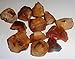 Sublime Gifts Raw Fire Agate ( 5 Ounces ) Premium Rough Crystal Healing Gemstone Stones Assorted Sized Pieces & Chips