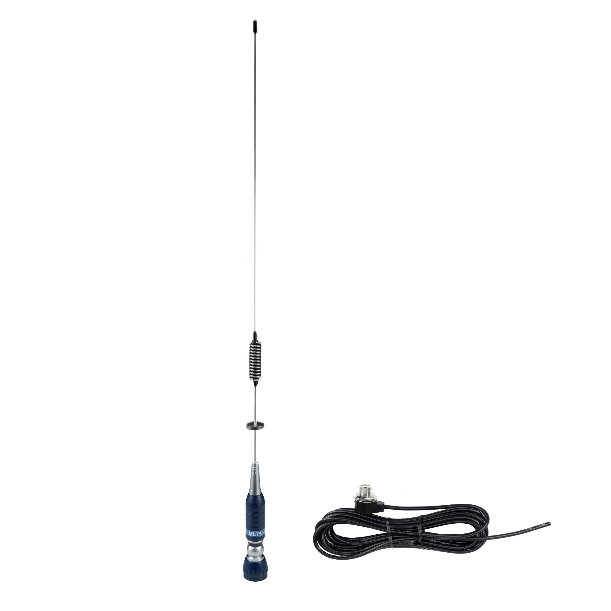 PNI ML75 CB antenna package and PNI T601 mounting cable, length 75cm, 26-28MHz, 300W, foldable — image 1