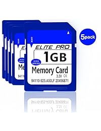 Estone   5pcs x1gb Lectores de tarjeta SD, alta velocidad, compatible con cámaras digitales, videocámaras, computadoras, coche de seguridad y otros dispositivos compatibles SD