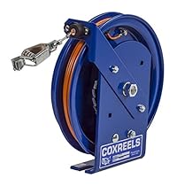 Coxreels SD-100 Spring Rewind Static Discharge Cable Reel: 100' cable